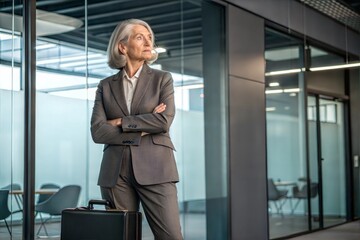 Fototapeta premium Confident Senior Businesswoman 