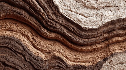 Layered sandstone close-up, natural texture and geological formations.