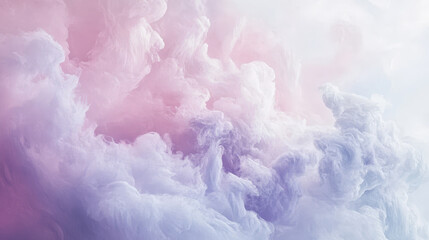 Fototapeta premium Pastel Color Ink Cloud in Water – Soft Abstract Background