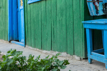 Picturesque village of Văleni in southern Moldova captured in vibrant colors, showcasing traditional houses, rolling hills, and scenic rural landscapes of Eastern Europe.