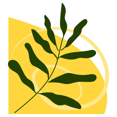 Aesthetic Leaf Corner