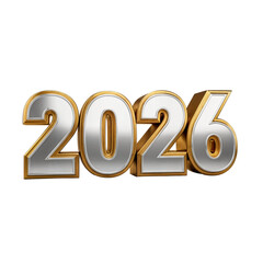 "Luxury Golden 2026 New Year Celebration Typography with Glitter Sparkles"