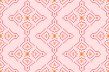 seamless pixel pattern, seamless pattern illustration.
