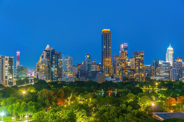Bangkok Skyline, cityscape of Thailand