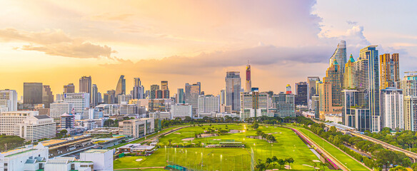 Bangkok Skyline, cityscape of Thailand