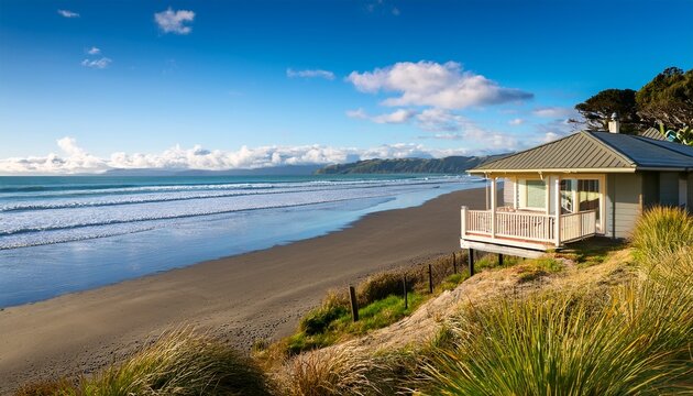 coastal new zealand beach home