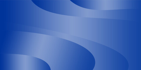 Abstract Blue Background with Smooth Wave Lines, Modern Minimalist Gradient Design for Business, Technology, Web, and Presentation Template