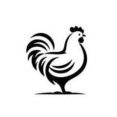 Colorful Hen Vector Illustration – Farmyard Poultry Design