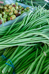 Bundled yardlong beans for sale