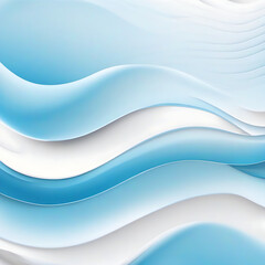 Abstract Gradient Background - Sky Blue and White - Series 05 - No. 12