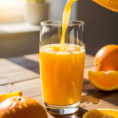 glass of orange juice