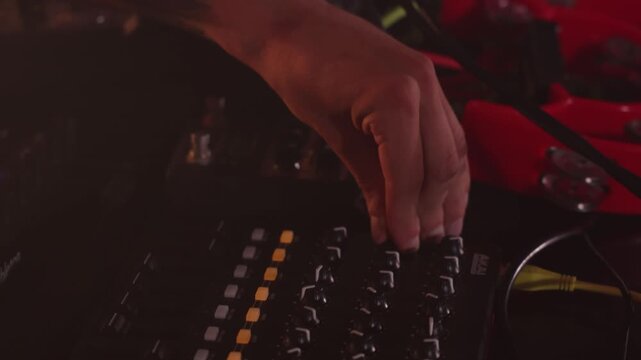 Electronic Music Performance with LED Pad Controller