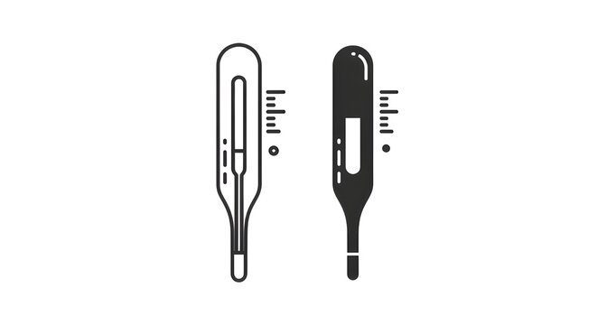 Two thermometers