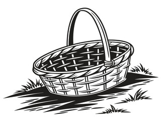 Fototapeta premium basket with a basket
