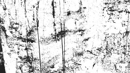 Gritty Urban Grunge Texture, Distressed Concrete Wall Overlay, Vintage Black and White Grainy Background, Weathered Abstract Surface Texture