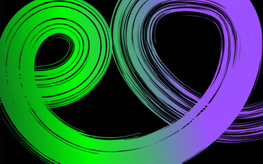 Brush Stroke Pattern with Paint.