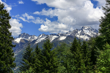 Footage of Kackar Mountains in Rize province of Turkey.