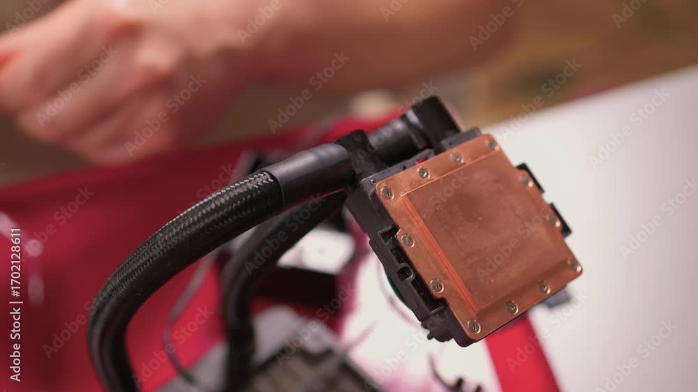 Poster assembling a highly efficient computer cooling system for maximum performance and longevity