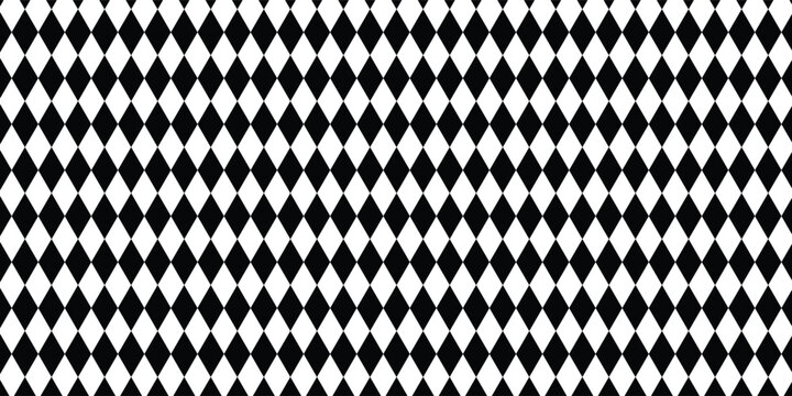 Seamless diamond checkerboard pattern vector, repeatable fabric and wallpaper background.