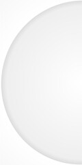 A clean blank white vector background featuring a subtle soft spherical gradient effect with a gentle shadow fading into the emptiness.