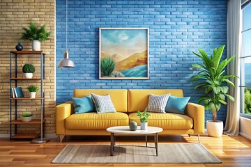 Closeup of a macrame wall hanging featuring a sunburst pattern