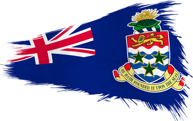 Brushstroke Flag Cayman Islands 