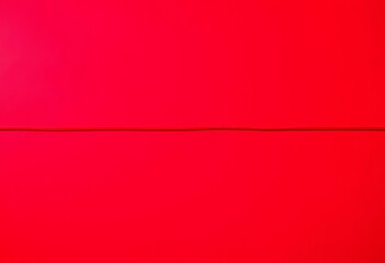 A vibrant crimson backdrop intersected by a bold, single red line,  red stripe background,  simple