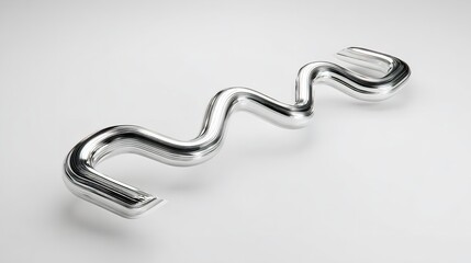 Obraz premium Detailed View of a Metal Spring on White Background. Perfect for Industrial Concepts