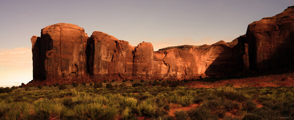 Early Morning Monument Valley Arizona USA Navajo Nation
