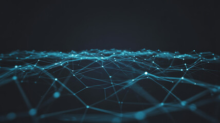 Abstract blue background with stars representing a global digital network concept