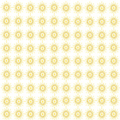 Gold object background with arabesque pattern