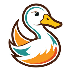 Stylish Duck Logo for Wildlife and Nature Branding