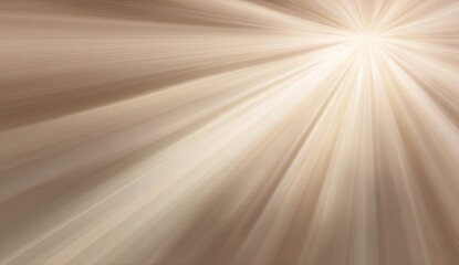 Obraz premium Beige radial light burst