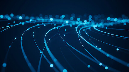 fiber optics background with lots light spots