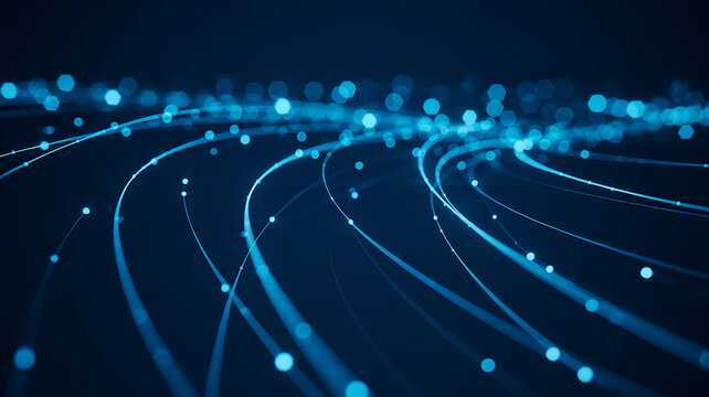 fiber optics background with lots light spots