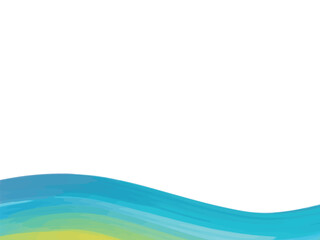 水彩絵の具のフレーム