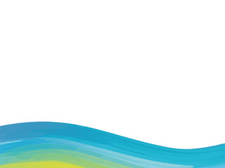 水彩絵の具のフレーム