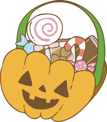 ハロウィンお菓子バッグ