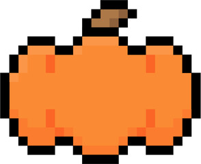 halloween pumpkin pixel art