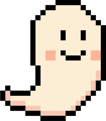 halloween ghost pixel art
