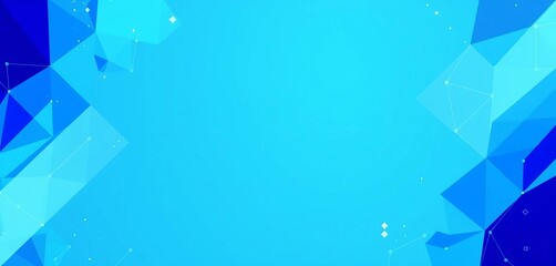 Abstract blue geometric shapes form a technological background pattern,  texture,  vector