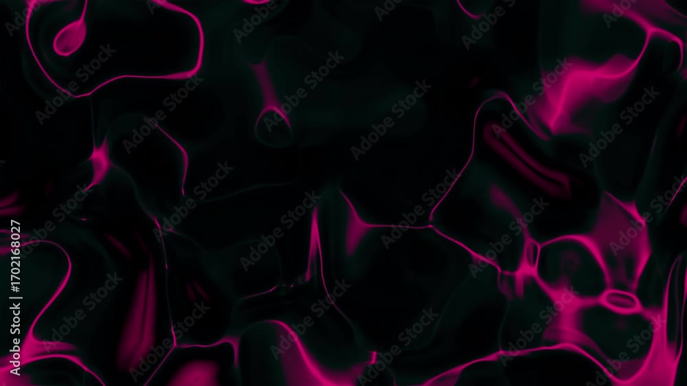 Poster black gradient morphs and undulates gently with bright pink accents in this seamless animated backgr