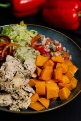 chicken with vegetables