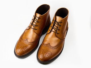Stylish brown leather shoes for elegant occasions
