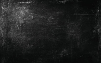 Obraz premium Blackboard Blank Background Abstract chalk rubbed Space for text. Concept education school.