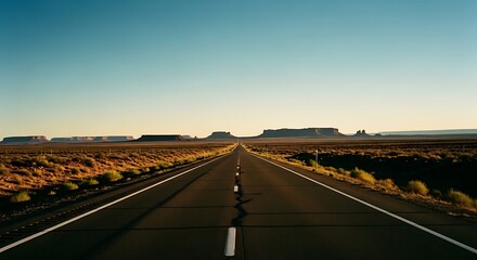 Desert Road Landscape
