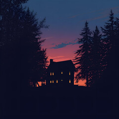 house in the woods