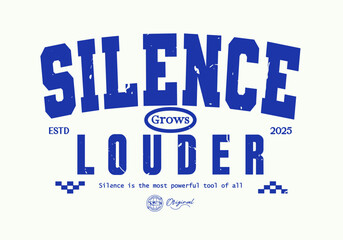 Retro typography motivational quote slogan print for graphic t-shirt, sweatshirt and poster design- Vector