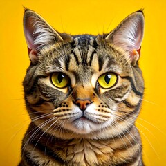 Close-up portrait of a tabby cat (6)