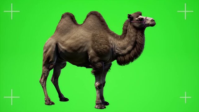 A lone camel, a resilient mammal of the desert, treks across a vast expanse of sand and dune